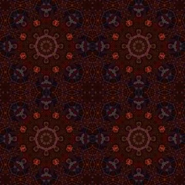 Seamless kaleidoscope patterns. The texture is abstract Stock Photos