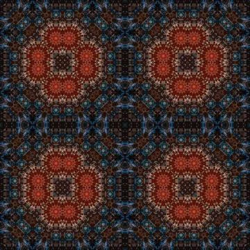Seamless kaleidoscope patterns. The texture is abstract Stock Photos