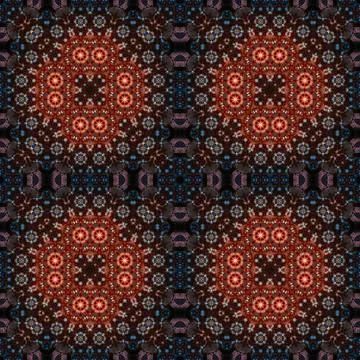 Seamless kaleidoscope patterns. The texture is abstract Stock Photos