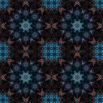 Seamless kaleidoscope patterns. The texture is abstract Stock Photos
