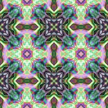 Seamless kaleidoscope texture or pattern colorful spectrum 1 Illustrazione stock