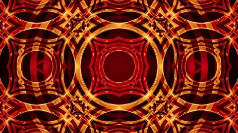 Seamless kaleidoscope VJ loop with abstract geometric symmetry Stock-Footage 327612062