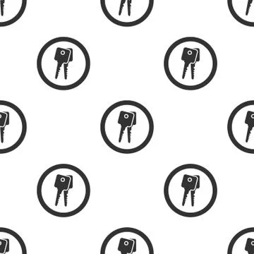 Seamless keys background Stock Illustration