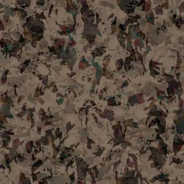 Seamless khaki camouflage texture pattern vector. Army skin design Stock Illustration
