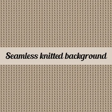 Seamless knitted background Stock-Illustration