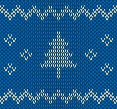 Seamless knitted background Stock Photos