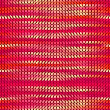 Seamless Knitted Melange Pattern. Stock Illustration