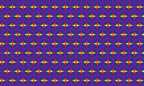 Seamless knitted pattern with blue stripes on decorative textile background Stock Illustration