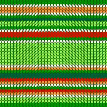 Seamless Knitted Pattern Stock Illustration