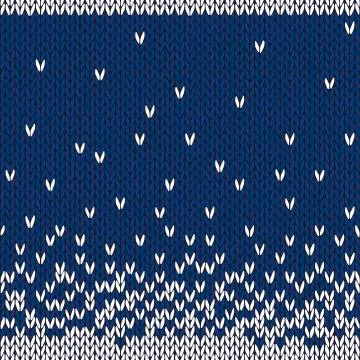 Seamless Knitted Pattern Stock Illustration