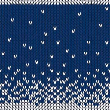 Seamless knitted pattern Stock Illustration
