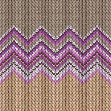 Seamless knitted pattern Stock Illustration