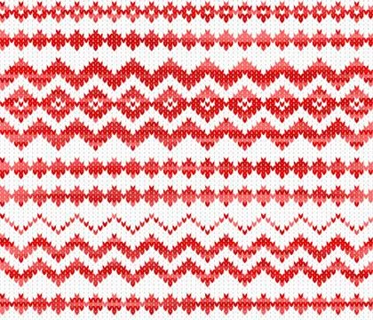 Seamless knitted pattern Stock Illustration
