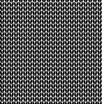 Seamless knitted pattern Stock Illustration