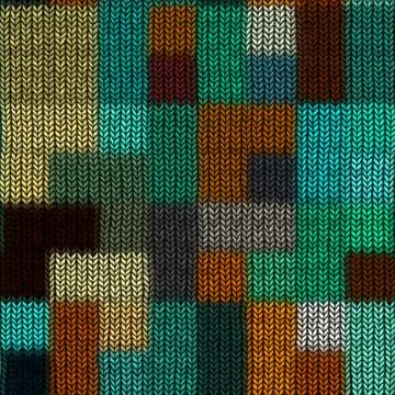 Seamless knitted pattern Stock Illustration