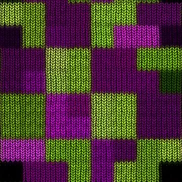 Seamless knitted pattern Ilustração Stock