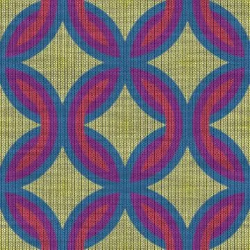 Seamless knitted pattern Stock Illustration