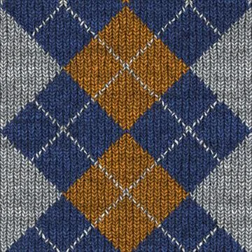 Seamless knitted pattern Stock Illustration