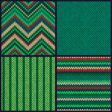 Seamless knitted pattern. イラスト素材