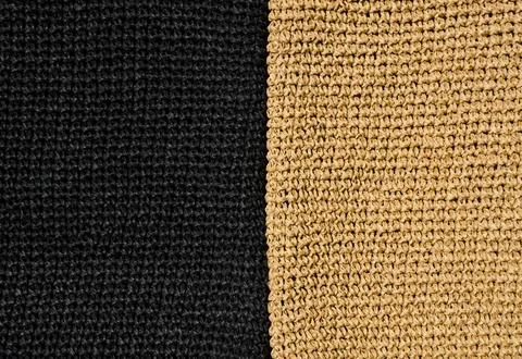 Seamless knitted pattern, single crochet, crocheted with raffia threads. Stock Photos