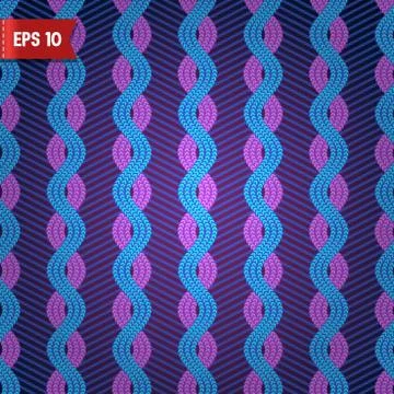 Seamless knitted pattern vector Stock Illustration