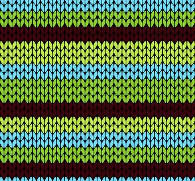 Seamless knitted pattern vector Ilustración de archivo