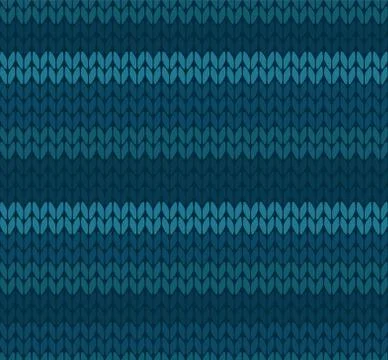 Seamless knitted pattern vector illustration Stock Illustration