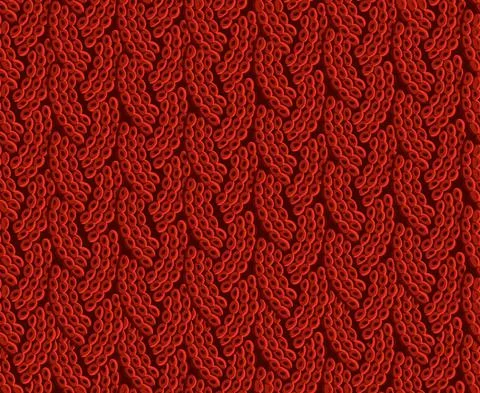 Seamless knitted pattern. Woolen fabric.Christmas Red winter warm sweater. Illustrazione stock