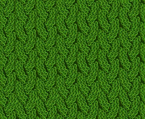 Seamless knitted pattern. Woolen fabric.Christmas Green winter warm sweater. Stock Illustration