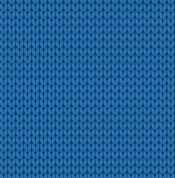 Seamless knitted vector pattern Stock Illustration