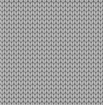 Seamless knitted vector pattern Stock Illustration
