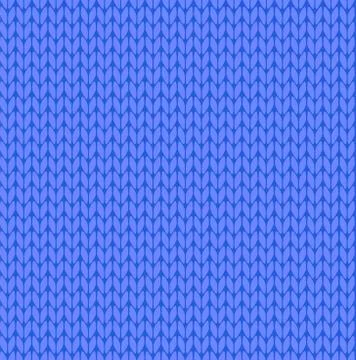 Seamless knitted vector pattern Stock Illustration