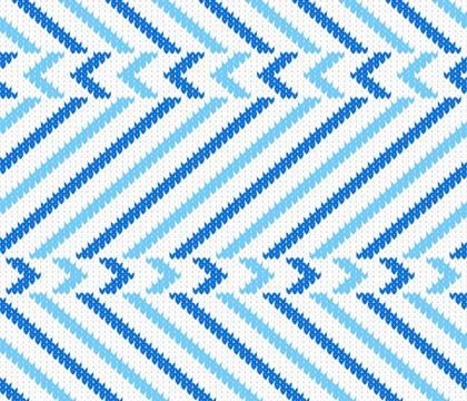 Seamless knitting pattern Stock-Illustration