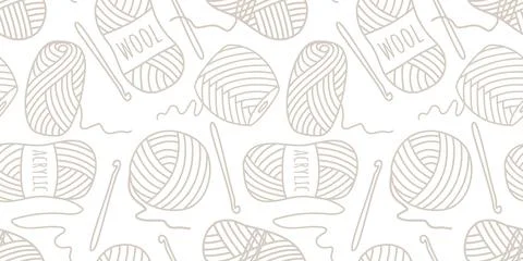 Seamless knitting pattern vector graphic 스톡 일러스트