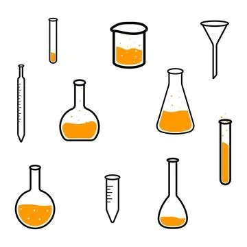 Seamless laboratory pattern. vector illustration Stock Illustration