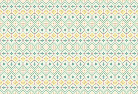 Seamless lace pattern with folkloric floral ornament. Stock Illustration