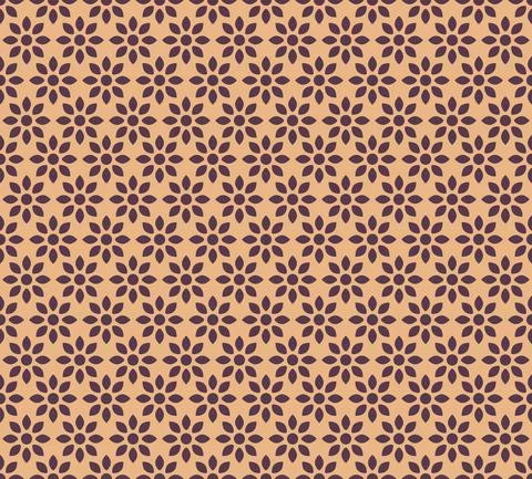 Seamless lace pattern with folkloric floral ornament. Illustrazione stock