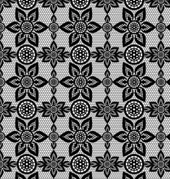 Seamless Lace pattern vector Stock Illustration