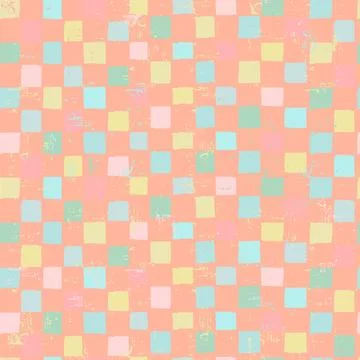Seamless large checkered repeating pattern for wrapping paper, bedding, home  Stock Illustration