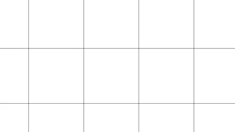 Seamless Large Grid Lines Flowing Diagonally on White Background Stock Footage 324376502