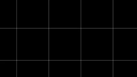 Seamless Large Grid Lines Flowing Diagonally on Black Background 스톡 동영상 324376507