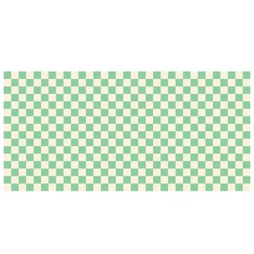 Seamless lattice pattern repeating green white abstract square background. Illustrazione stock