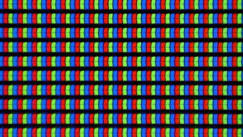 Seamless LCD display under microscope Stock Footage 142904962