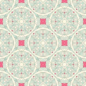 Seamless leaf blue pattern 스톡 일러스트