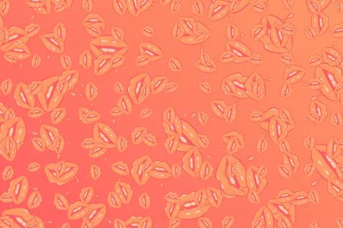 Seamless leaf pattern background decorative design イラスト素材