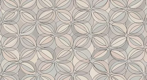Seamless leaf pattern background Illustrazione stock
