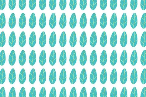 Seamless leaf pattern with bright colors for nature themed designs Stock Illustration