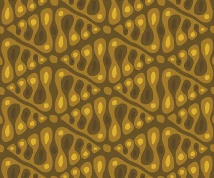 Seamless leaf pattern. Ethnic tribe ornament. Vector Illustrazione stock