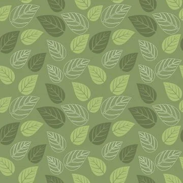 Seamless leaf pattern Stock Illustration