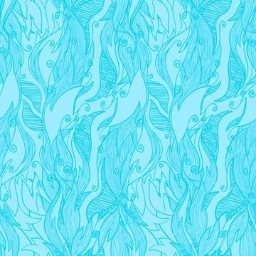 Seamless leaf pattern Stock Illustration